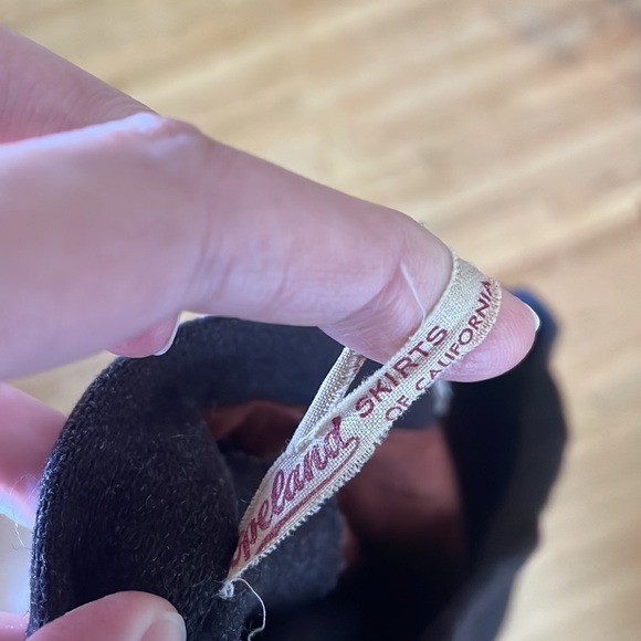 1940’s Chocolate Brown Wool Straight Skirt with X Design Details, Side Zip - Picture 10 of 15